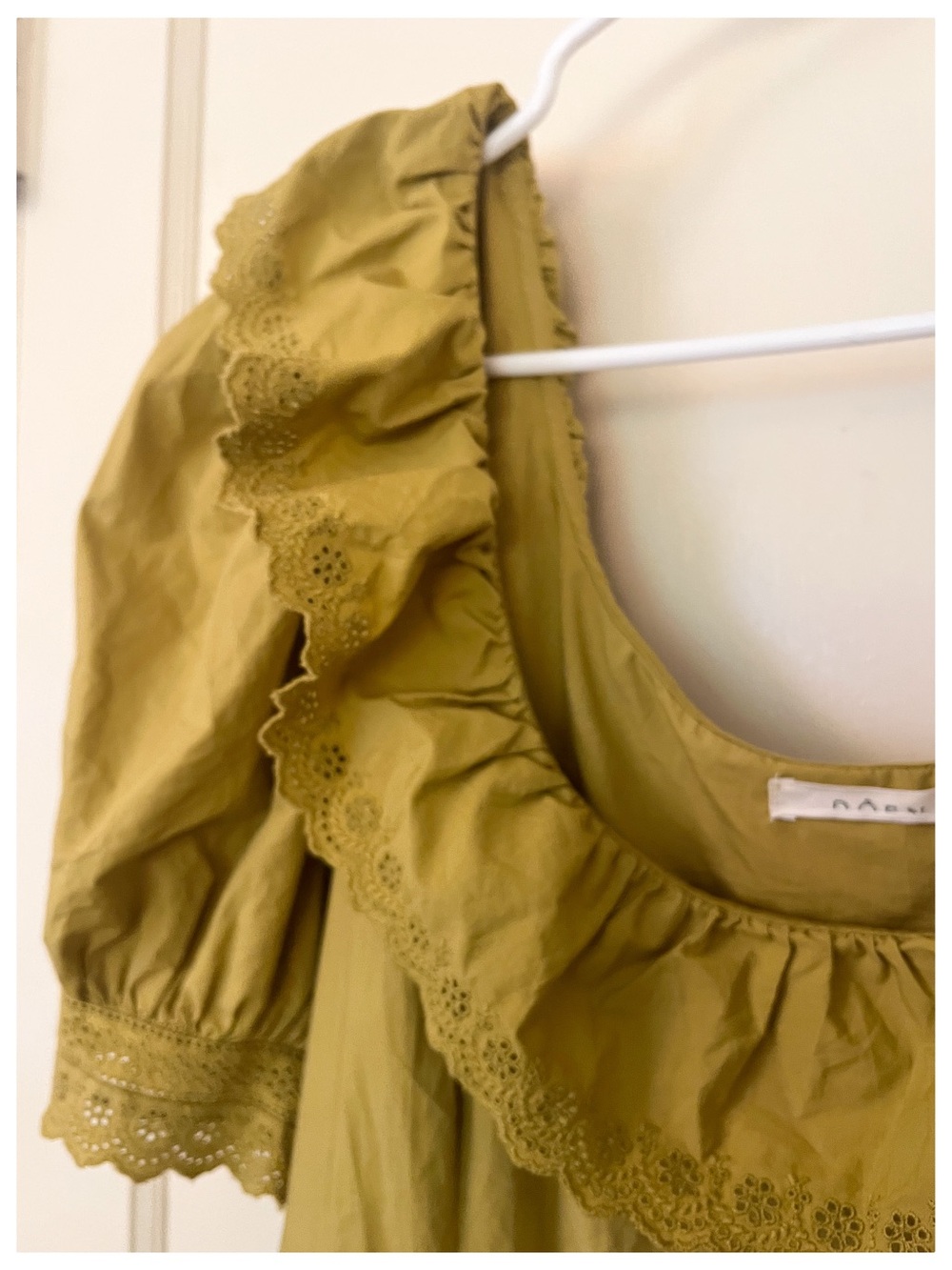 Doen Olive Green Ruffle Maxi Dress - Picture 2 of 6